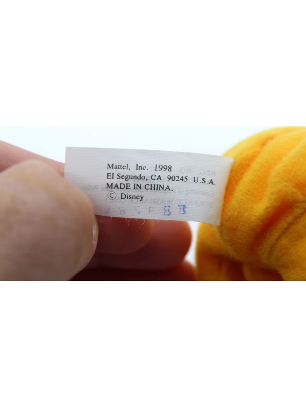 VTG 1998 Disney Winnie the Pooh Classic Baby Pooh 4.5
